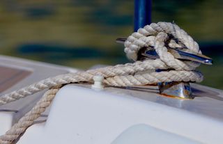 海角、海、油漆工、绳索、力量、打结、捆扎、夹板