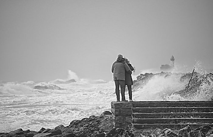 海、风暴、波浪、浮渣、自然、水、运动、海景