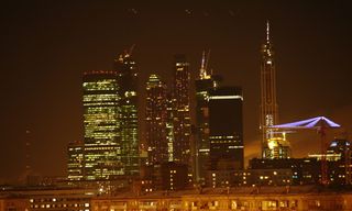 莫斯科，城市，摩天大楼，建筑，莫斯科市，办公室，摩天大楼，结构