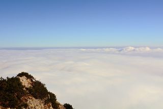 云，山，风景，云，天空，carega，意大利，自然