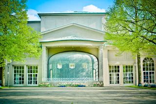 大厅，旋转舞台，建筑，建筑，斯塔茨巴德，库巴德，巴德基辛格，巴伐利亚州