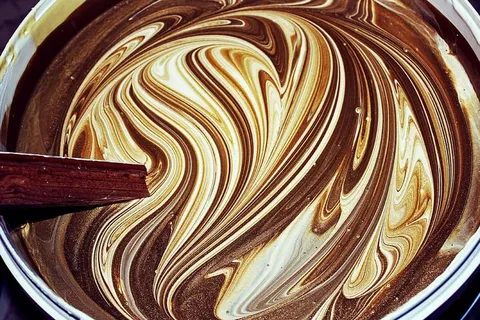 油漆、混合、混合物、白色、金色、白色、金色、美容、食品和饮料