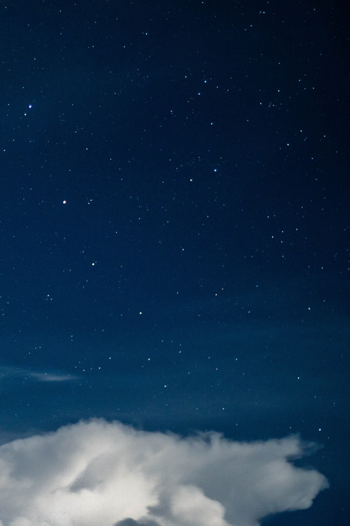 星夜壁纸，照片，白色，云，星星，夜晚，夜空，云