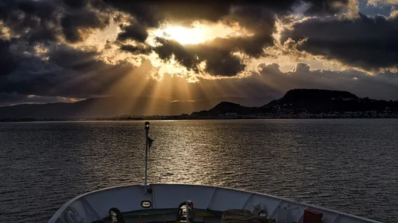 黄金时间海洋照片