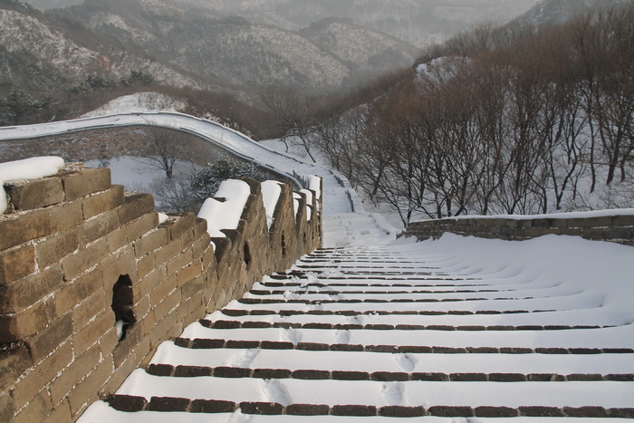 冬天，下雪，户外，自然，寒冷，楼梯，旅游，用户乐