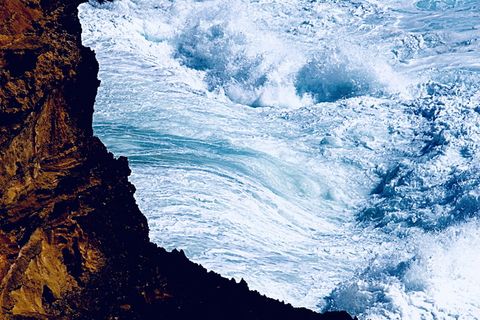 自然，水，户外，海洋，山，冰，海浪