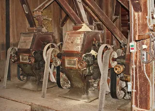 密尔，历史，特拉华州，西福德，赫恩斯池塘，地标，谷物厂，金属