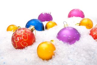 背景，球，装饰品，球，装饰品，圣诞节，特写，12月