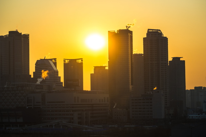 韩国, 首尔, 龙山站, 壁纸, 龙山, 暮光之城, 办公楼, 办公室