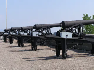 大炮，古董，旧，武器，战争，历史，枪，古代