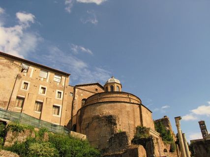 意大利，罗马，罗马论坛，罗马，遗产，建筑，旧，建筑外观