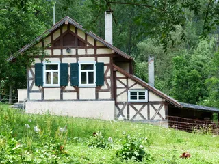 farmhouse，fachwerkhaus，home，building，oberhausen，hausen，homestead，hamlet