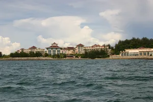 文莱，帝国酒店，海外旅游，建筑结构，建筑外观，云天，建筑