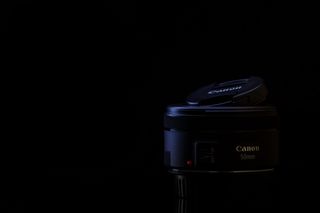 镜头，普通，黑色，照片，技术，复印空间，室内，摄影棚拍摄