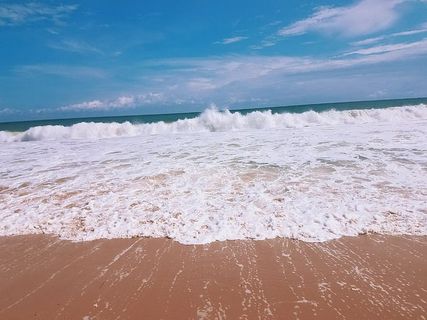 白天的海景、自然、海洋、海洋、户外、水、尼日利亚、阿提卡海滩