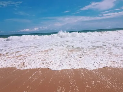 白天的海景、自然、海洋、海洋、户外、水、尼日利亚、阿提卡海滩 白天的海景、自然、海洋、海洋、户外、水、尼日利亚、阿提卡海滩