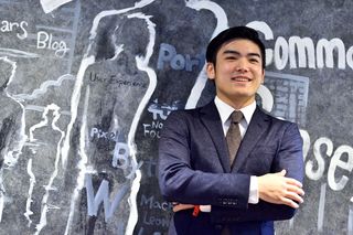 it，冒险，事件，一个人，正面视图，腰部向上，站着，男人