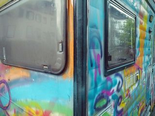 德意志，特里尔，特里尔ost，乔伊，商队，分手，多彩，流浪汉