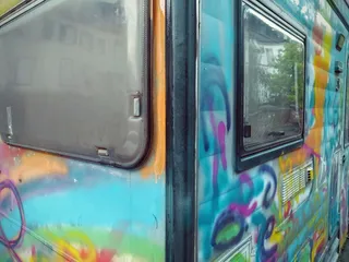 德意志，特里尔，特里尔ost，乔伊，商队，分手，多彩，流浪汉