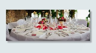 精致餐饮套装、装饰、邀请、优雅、庆祝、固定、餐厅、玫瑰