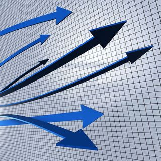 表示业务图和进度的进度箭头