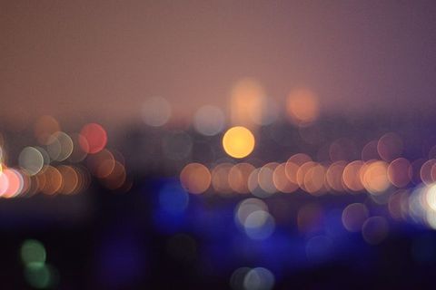 夜景，景点，重庆，离焦，夜间，抽象，背景，城市景观