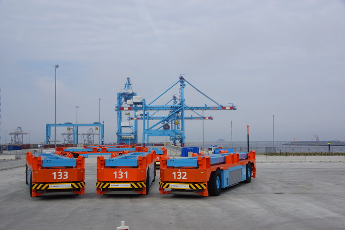 集装箱、运输工具、汽车、水龙头、港口、运输、装载、货物起重机