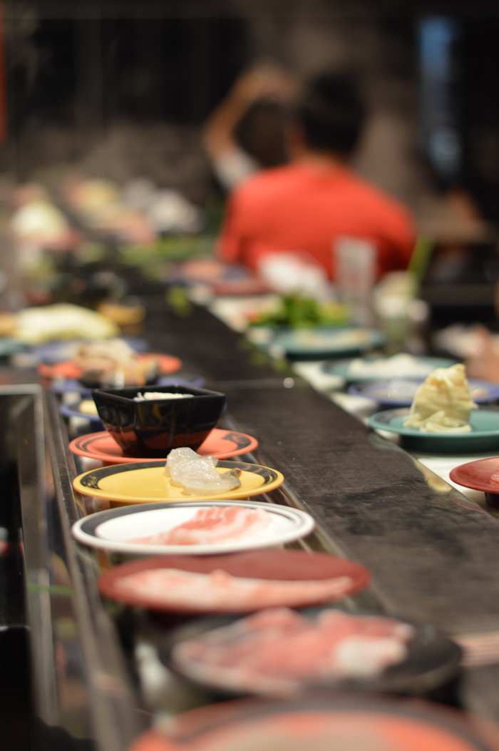 日本食品，皮带，寿司，自助餐，食品，泰国，饮食，餐厅