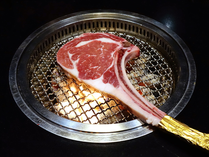 Tomahawk，牛排，烧烤，骨头，肋骨，Tomahawk牛排，带骨肋骨，牛肉