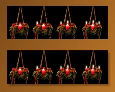 绿色和红色烛台,降临节,圣诞节,圣诞节时间,降临节花环,蜡烛,烛光 绿色和红色烛台,降临节,圣诞节,圣诞节时间,降临节花环,蜡烛,烛光