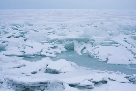 巴拉顿湖, 冬天, 冰, 湖, 自然, 冻结, 低温, 雪