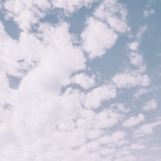 白色多云的天空，云景，蓬松，天空，蓝色，日落，云，云天