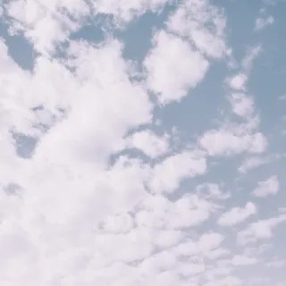 白色多云的天空，云景，蓬松，天空，蓝色，日落，云，云天