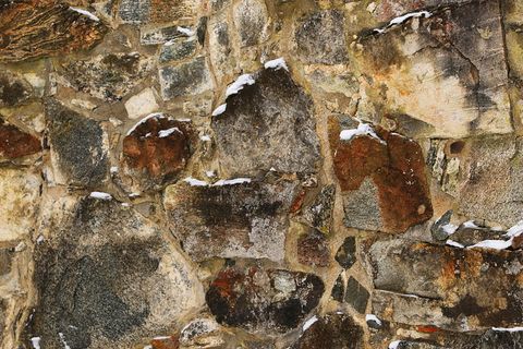 自然、石头、图案、岩石、墙体建筑特征、全框架、纹理、风化