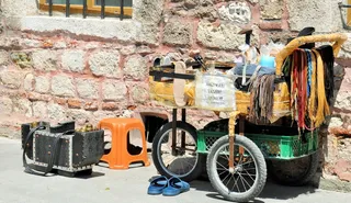 鞋，鞋带，coordonnier，皮革，擦鞋，步行街，街道，伊斯坦布尔