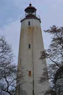 桑迪胡克灯塔，新泽西州，海滩，灯塔，胡克，建筑，外观，纪念碑