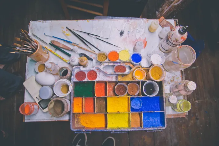 颜色，油漆，国外，艺术，多色，选择，变化，艺术和工艺