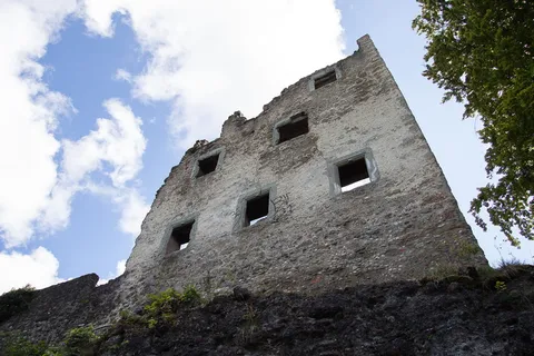 burgruine,砖石,失效,堡垒,旧,历史,建筑,低角度视图 burgruine,砖石,失效,堡垒,旧,历史,建筑,低角度视图