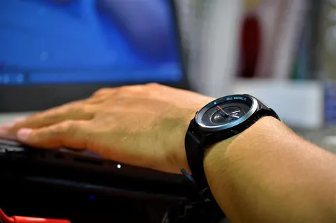 看, 手, 键盘, 电脑, 技术, 镜片, 打破, 菜鸟图库