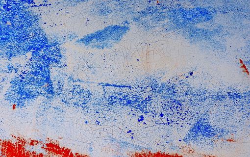 蓝色，背景，全框架，纹理，无人，墙壁建筑特征，油漆，建筑结构