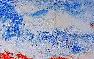 蓝色，背景，全框架，纹理，无人，墙壁建筑特征，油漆，建筑结构