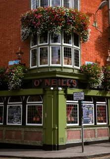 爱尔兰、都柏林、秋天、秋天、啤酒、当地人、oneills、店面