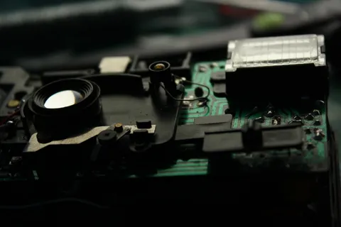 相机、技术、电路板、电子、旧、回收、光学、闪光灯