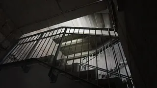 建筑，建筑，水平，混凝土，内部，燃料库，威廉斯堡，能源库