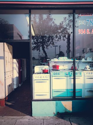 美国东洛杉矶南大西洋大道933号，家电，复古，炉灶，复古，家电