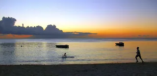 日落，太阳，大海，温柔，心情，水，天空，自然之美