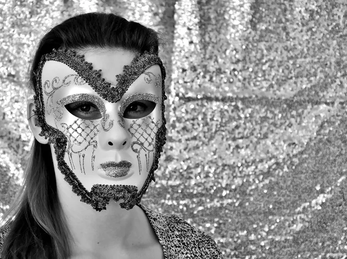 戴面具的女人，女人，面具，匿名，服装，狂欢节，神秘，女性