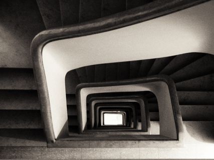 阿根廷, 布宜诺斯艾利斯, 架构, 螺旋, 单色, 楼梯, 观点, 螺旋楼梯