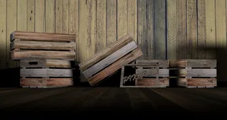 木头，木头，空的，墙，里面，盒子，木箱，皮克斯湾