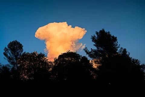 天空, 云, 日落, 积云, 暮光之城, 半影, 树, 天气 天空, 云, 日落, 积云, 暮光之城, 半影, 树, 天气